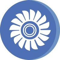 Gear setting symbol icon vector image. Illustration of the industrial wheel mechine mechanism design image