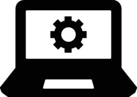 Gear setting symbol icon vector image. Illustration of the industrial wheel mechine mechanism design image