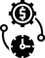 Gear setting symbol icon vector image. Illustration of the industrial wheel mechine mechanism design image