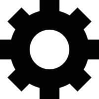 Gear setting symbol icon vector image. Illustration of the industrial wheel mechine mechanism design image