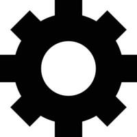 Gear setting symbol icon vector image. Illustration of the industrial wheel mechine mechanism design image