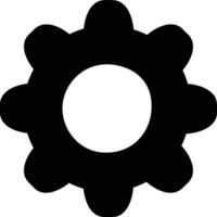 Gear setting symbol icon vector image. Illustration of the industrial wheel mechine mechanism design image