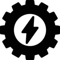 Gear setting symbol icon vector image. Illustration of the industrial wheel mechine mechanism design image