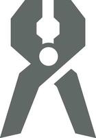 Gear setting symbol icon vector image. Illustration of the industrial wheel mechine mechanism design image