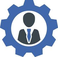 Gear setting symbol icon vector image. Illustration of the industrial wheel mechine mechanism design image