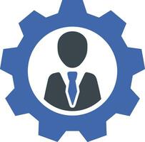 Gear setting symbol icon vector image. Illustration of the industrial wheel mechine mechanism design image