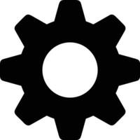 Gear setting symbol icon vector image. Illustration of the industrial wheel mechine mechanism design image