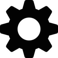 Gear setting symbol icon vector image. Illustration of the industrial wheel mechine mechanism design image