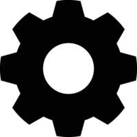 Gear setting symbol icon vector image. Illustration of the industrial wheel mechine mechanism design image