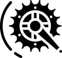 Gear setting symbol icon vector image. Illustration of the industrial wheel mechine mechanism design image