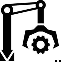 Gear setting symbol icon vector image. Illustration of the industrial wheel mechine mechanism design image