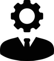 Gear setting symbol icon vector image. Illustration of the industrial wheel mechine mechanism design image