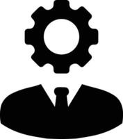 Gear setting symbol icon vector image. Illustration of the industrial wheel mechine mechanism design image