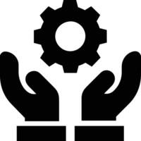 Gear setting symbol icon vector image. Illustration of the industrial wheel mechine mechanism design image