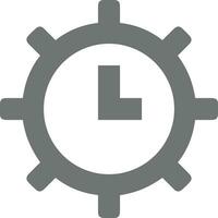 Gear setting symbol icon vector image. Illustration of the industrial wheel mechine mechanism design image