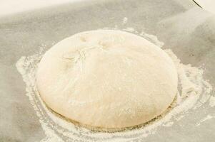 Raw baking dough photo