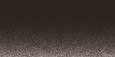 Monochrome Halftone Grunge Texture. Abstract Dotwork Background with Noisy Dots and Stipple Gradient. Vector Illustration of Distressed Textured Design.