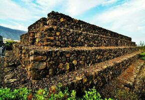 Old stone steps photo