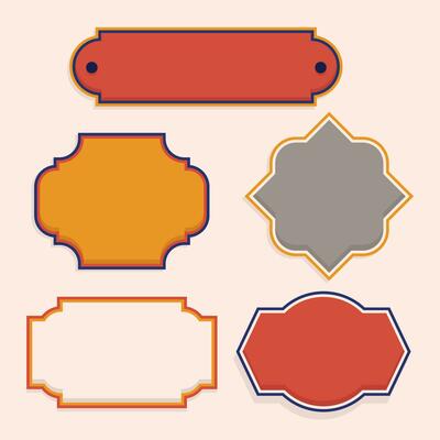 Vintage Frame Decoration Vector Collection