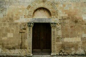 Old stone doorway photo