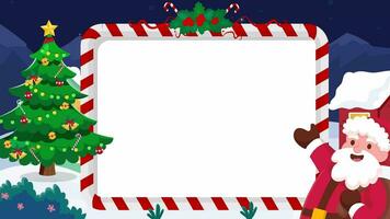 Cartoon Christmas Background Loop HA005D video