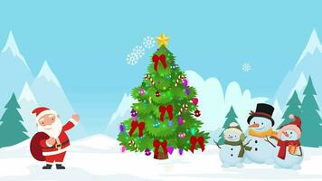 dibujos animados Navidad antecedentes lazo ha006 si video