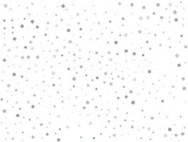 Pattern with silver squares. Silver squares Holiday Confetti. Festive decor. Vector illustration.