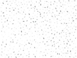 Light silver Rectangular glitter confetti background. White festive texture. vector