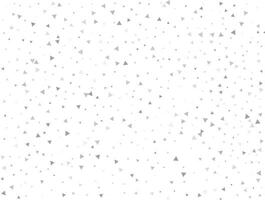 Luxury Light silver Triangular glitter confetti background. White festive texture vector