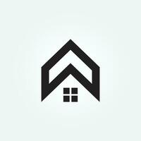 house logo icon design vector illustration template