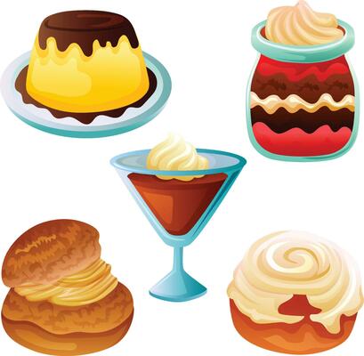 Dessert Clipart Vector Art, Icons, and Graphics for Free Download