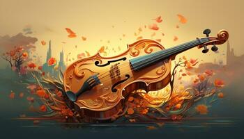 violin rock attractive photo