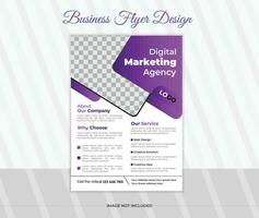 Professional business flyer design template, and marketing flyer, business poster design, a4 flyer vector