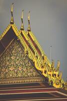 Thai ancient colorful. Located in Bangkok, Thailand photo
