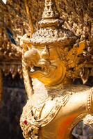 Golden Garuda of Wat Phra Kaew at Bangkok, Thailand photo