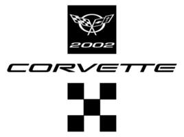 Chevrolet Corvette logo vector illustration