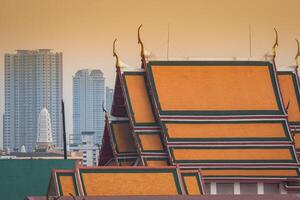 Thai ancient colorful. Located in Bangkok, Thailand photo