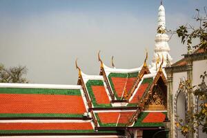 Wat Phra Kaeo, Templo de la Esmeralda Buda Bangkok, Asia Tailandia foto