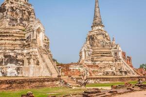 Pagoda at wat phra sri sanphet temple, Ayutthaya, Thailand photo