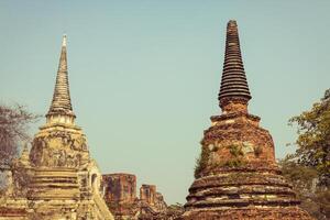 Wat Phrasisanpetch in the Ayutthaya Historical Park, Ayutthaya, Thailand. photo