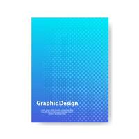 Cover design. Halftone dots full color design. Future geometric patterns with shadows. Eps10 vector