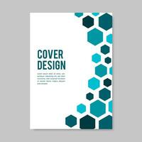 Book cover brochure designs in geometric style. Vector illustration.