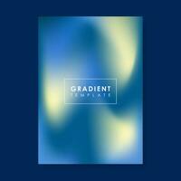 Colorful gradient background templates. Vector illustration.
