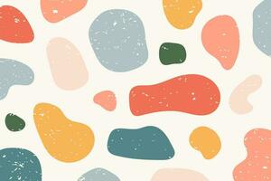 Abstract background. Hand drawn various shapes and doodle objects. Vector illustration