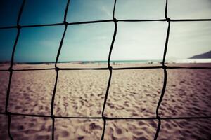 Calpe. Alicante. Arenal Bol beach Mediterranean sea in Spain. photo