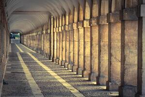 Hallway in Royal Palace of Aranjuez Spain photo