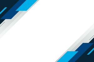Abstract background for presentation with business concept and blue geometric shapes. Vector illustration