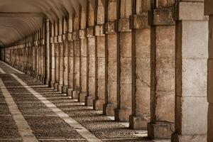 Hallway in Royal Palace of Aranjuez Spain photo