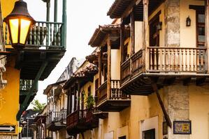 casa colonial española. cartagena de indias, zona caribe de colombia foto