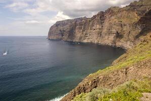 View of Los Gigantes cliffs. Tenerife, Canary Islands, Spain photo